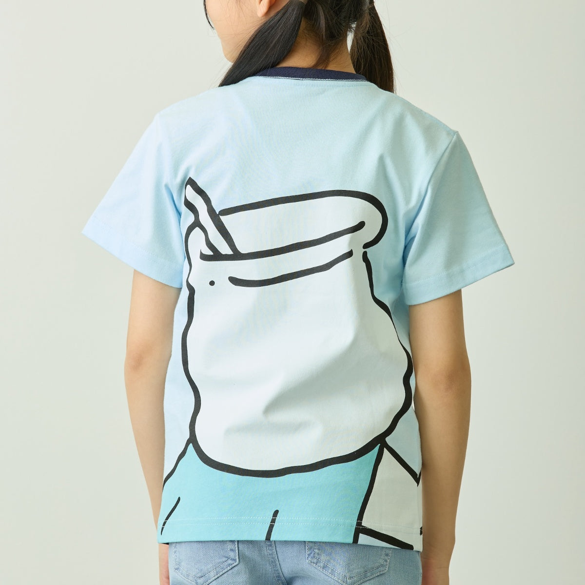 ちいかわ ちいかわパーク キッズTシャツ ビッグキャラクター むちゃうマン サックス