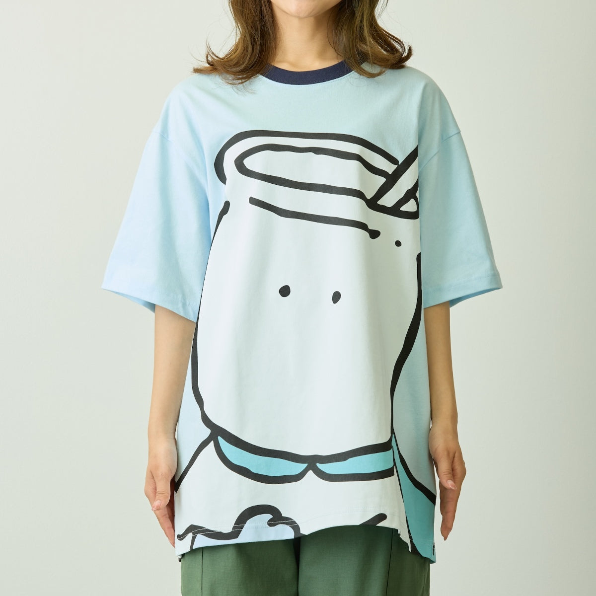 ちいかわ ちいかわパーク Tシャツ ビッグキャラクター むちゃうマン サックス