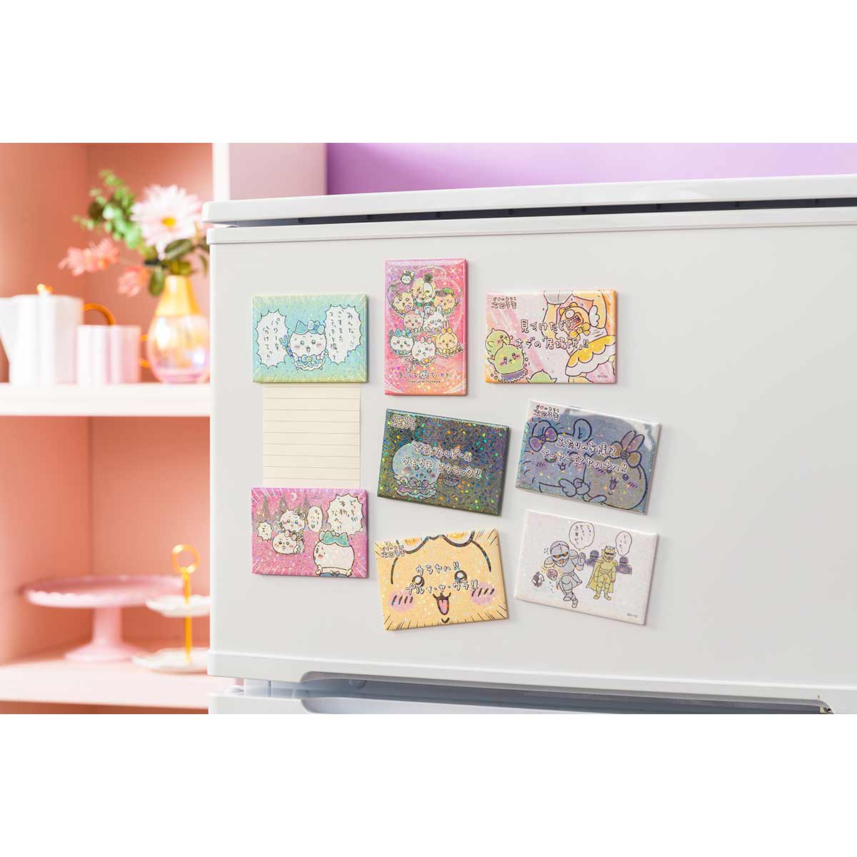 ちいかわ まじかるちいかわ ホログラムスクエアマグネット（コソコソ鎧さん）