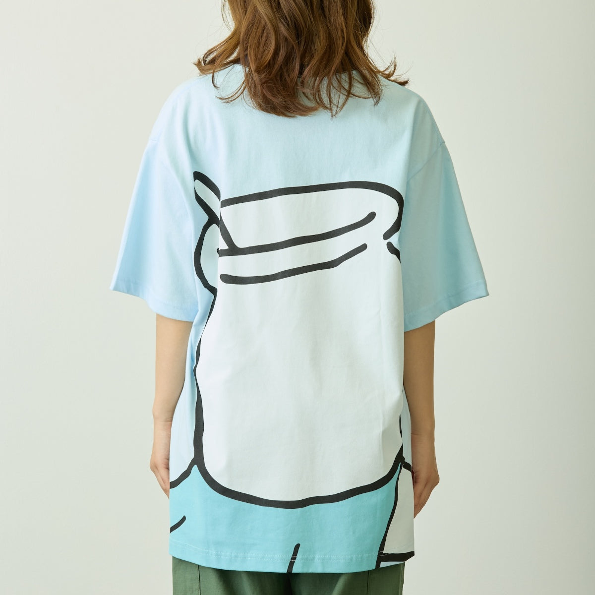 ちいかわ ちいかわパーク Tシャツ ビッグキャラクター むちゃうマン サックス