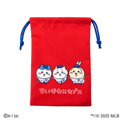 치이카와×MLB TOKYO SERIES 끈 주머니 (컵스)