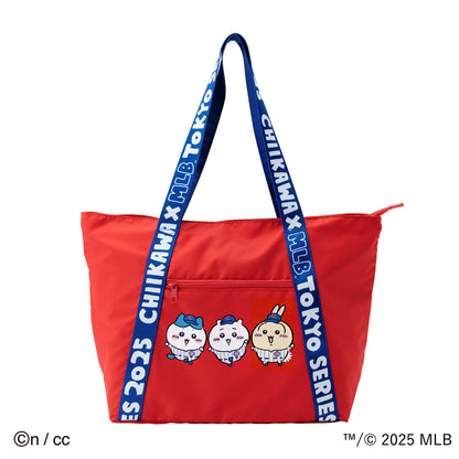 【予約】ちいかわ×MLB TOKYO SERIES トートバッグ（カブス）【2025年6月下旬より順次発送予定（発送延期の場合もキャンセル不可）】【通常商品と同時購入・配送希望日指定不可】【キャンペーン対象外】