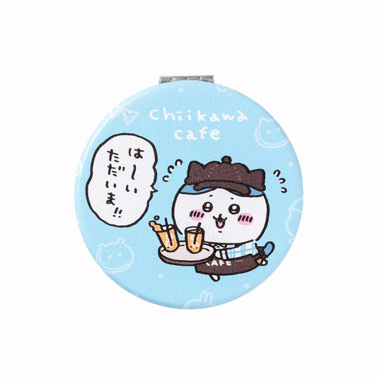 치이카와 카페 원형 컴팩트 미러 (하치와레)