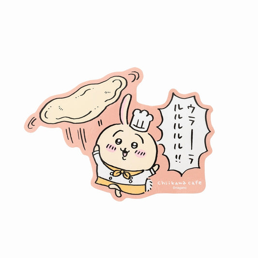치이카와 카페 유루컷 빅 스티커 (반죽 늘리는 우사기)