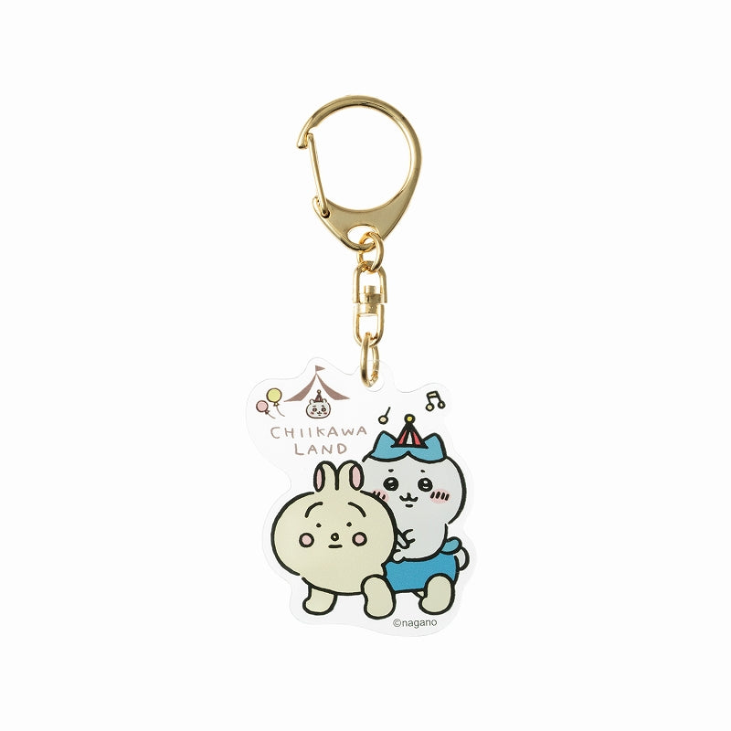 ちいかわらんど アクリルキーホルダー（ぴーぽぽハチワレ）