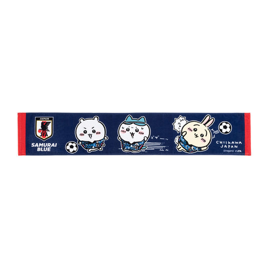 Chiikawa Muffler Towel Japan National Soccer Team Version