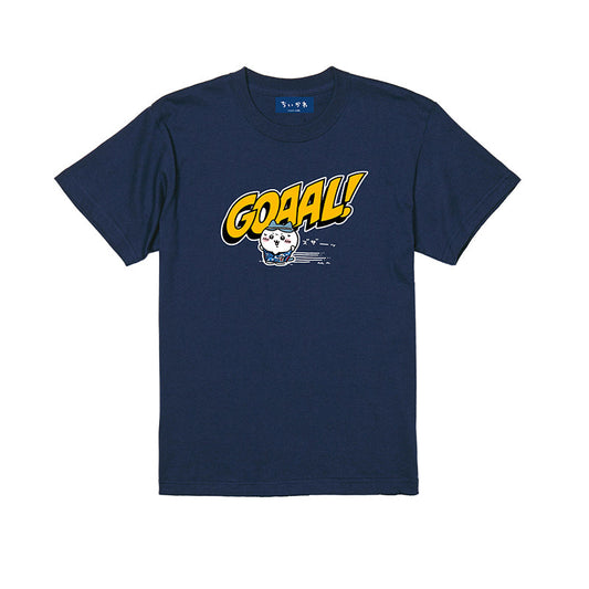 ちいかわのTシャツ(ゴール) サッカー日本代表ver.