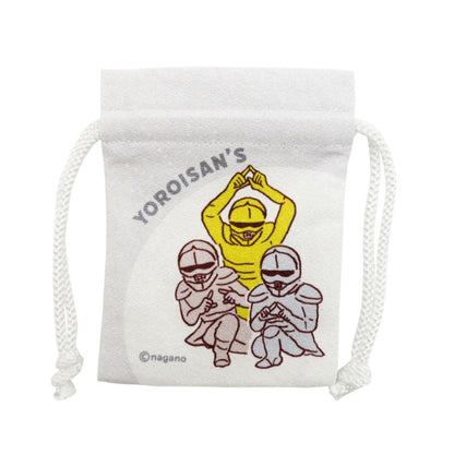 Chiikawa Bean Drawstring Pouch (Yoroi-san and Friends)