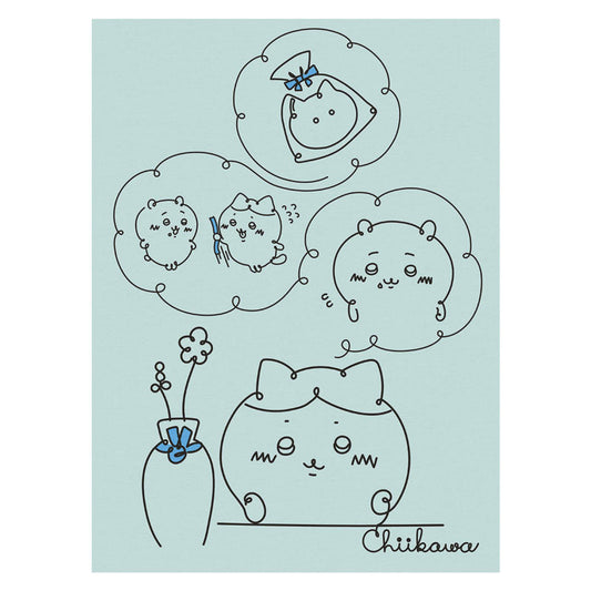 치이카와 패브릭 포스터 M 리본