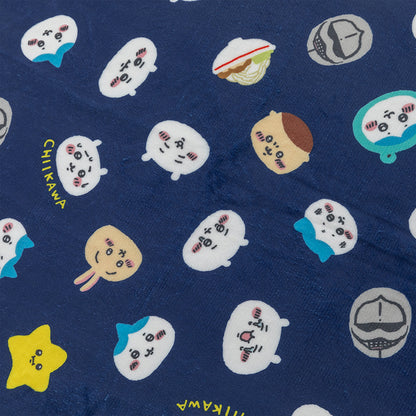 Chiikawa Warm Large Blanket (Navy)
