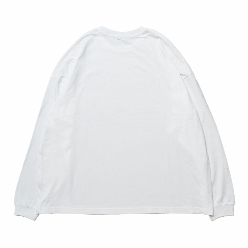 치이카와 관광 빅 실루엣 L/S T셔츠 방에서 보내는 시간 (화이트)