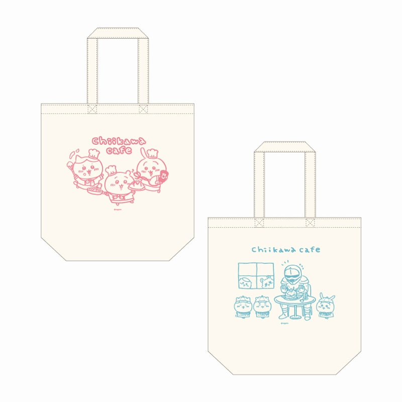 ちいかわカフェ コットントート（B）ブルー【１会計 ２個まで】