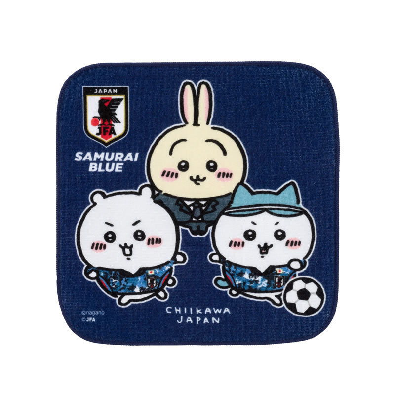 ちいかわの大きめハンドタオル サッカー日本代表ver.