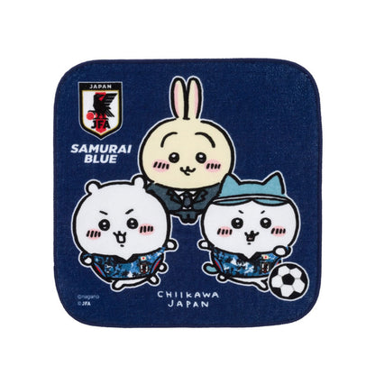 ちいかわの大きめハンドタオル サッカー日本代表ver.