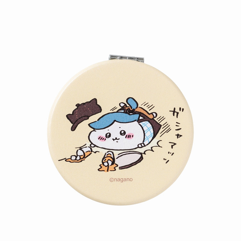 치이카와 카페 원형 컴팩트 미러 (하치와레)