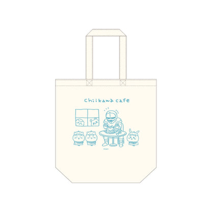 ちいかわカフェ コットントート（B）ブルー【１会計 ２個まで】