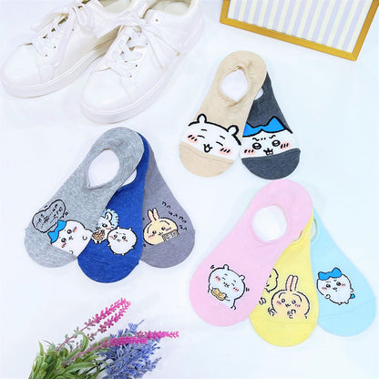 Chiikawa Kokopita Sneaker-Length (Hachiware Face)