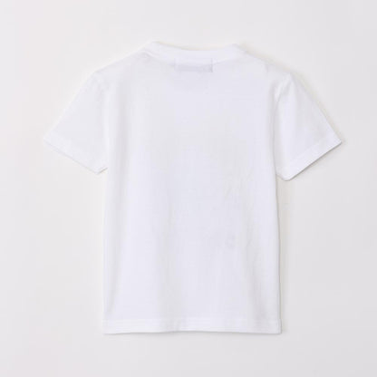 ちいかわ水族館 キッズTシャツ ハリーアップ ホワイト（カメミラー付）