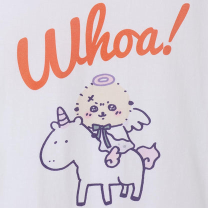 ちいかわ てんし♡あくま Tシャツ（ラッコと愛馬 ホワイト）