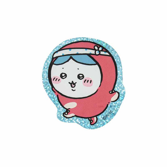치이카와 스마트폰에 붙일 수 있는 사이즈의 홀로그램 스티커 (타코기 하치와레)