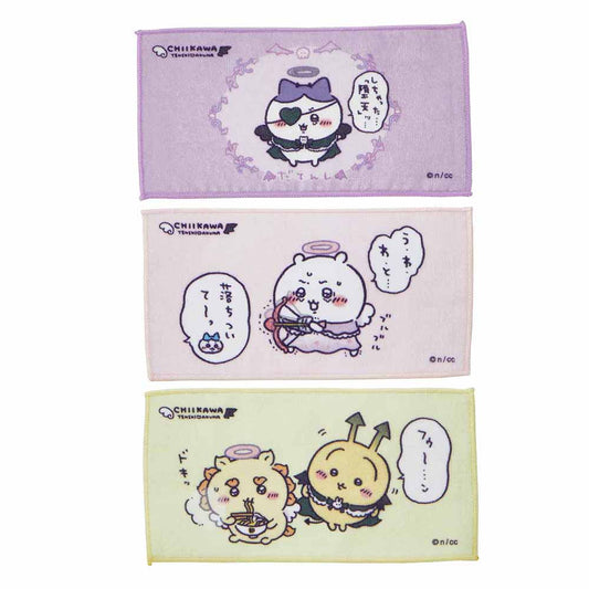 ちいかわ てんし♡あくま 3枚セットタオル（しちゃった「堕天」ッ・・・）
