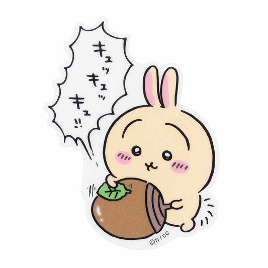 Chiikawa Smartphone-Sized Clear Sticker (Kyu Kyu Kyu)