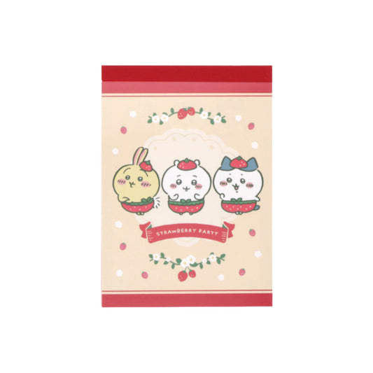 Chiikawa Mini Memo (Strawberry Pants)