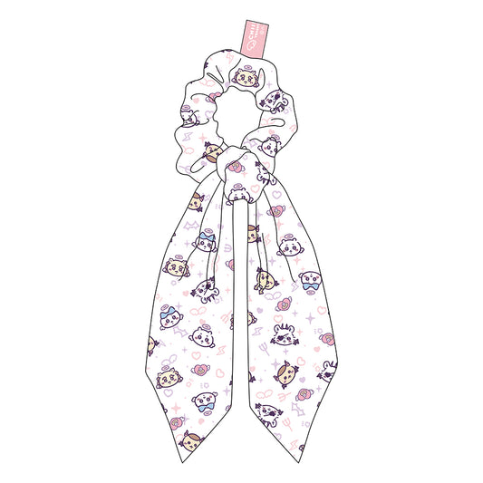 ちいかわ てんし♡あくま シュシュ＆スカーフ WH