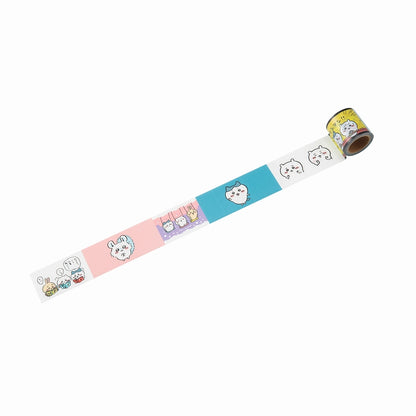치이카와 마스킹 테이프 (베이스 컬러 일러스트)