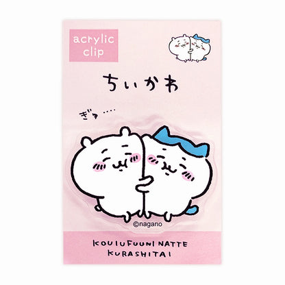 ちいかわ アクリルクリップ（ピンク）