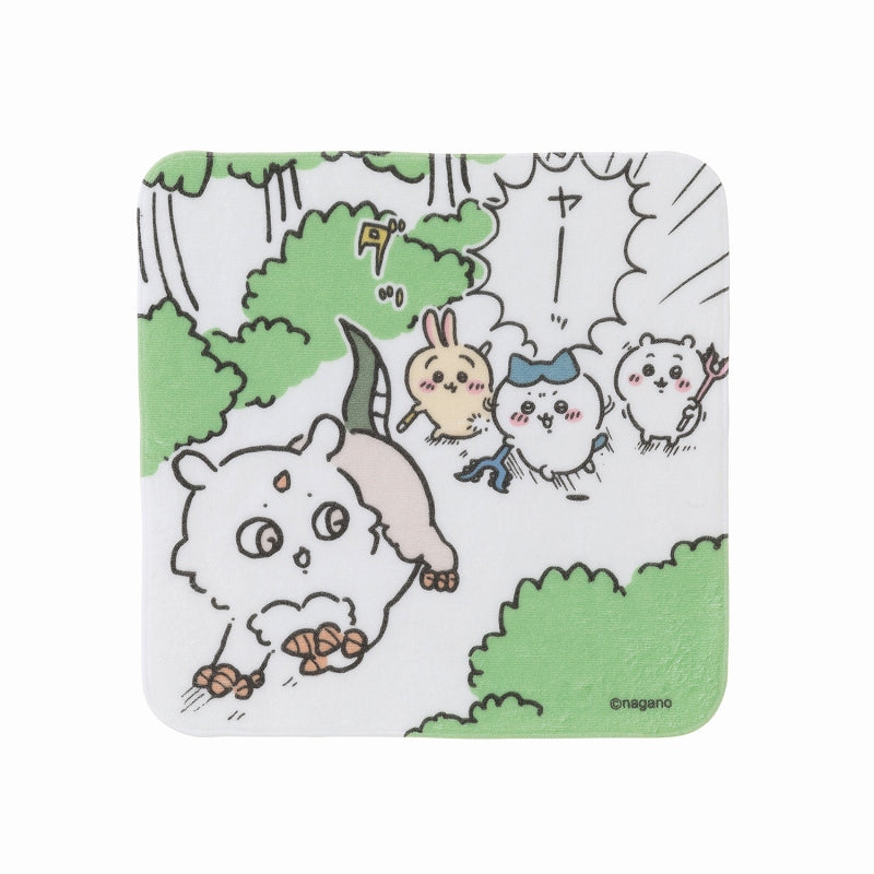 ちいかわ なかよしおでかけ大きめハンドタオル（大きい討伐）