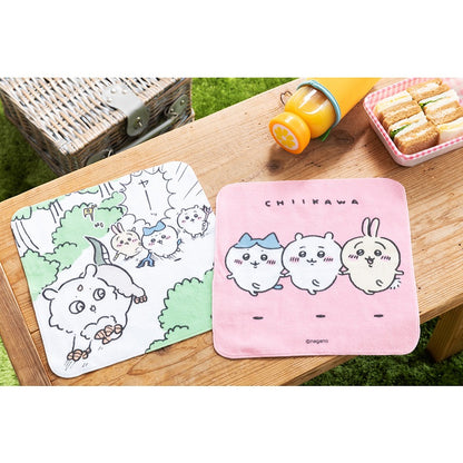 ちいかわ なかよしおでかけ大きめハンドタオル（ジャンプ）