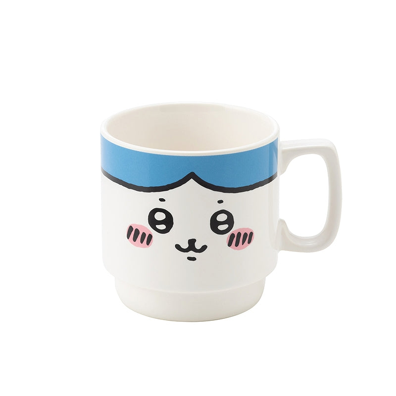 치이카와 도자기 스택 머그 (하치와레)