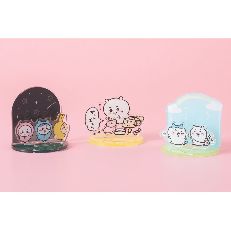 Chiikawa Good friends Outing Petit Acrylic Stand (Evening Walk)