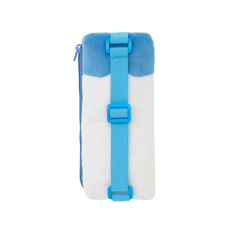 Chiikawa Flat Plush Pen Pouch (With Rubber Band for Attachment to Planner, etc.) (Hachiware)
