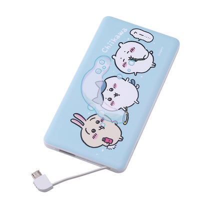치이카와 4000mAh USB 출력 리튬 이온 폴리머 충전기 2.1A (비누방울)