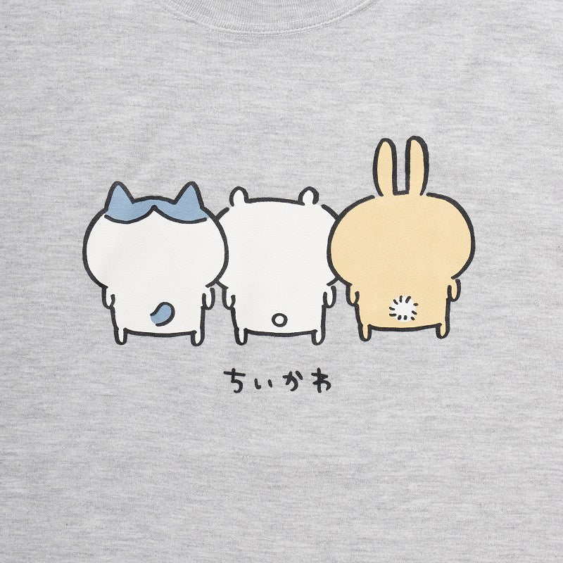 치이카와 백스타일 T셔츠 (애쉬)