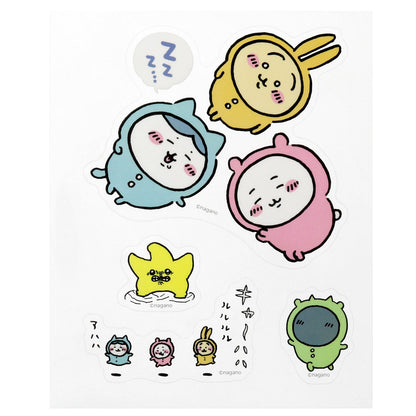 Chiikawa Big Clear Sticker (Pajama)
