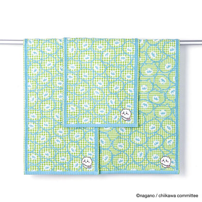 Chiikawa Face Towel (Pouch Green)